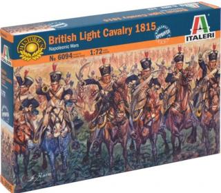 Italeri - figurky britské lehké kavalérie 1815, Napoleónské války, Model Kit figurky 6094, 1/72