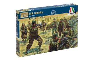 Italeri - figurky pěchota US Army, 2. světová válka, Model Kit figurky 6120, 1/72