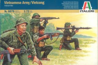 Italeri - figurky vietnamská armáda / Vietkong, Válka ve Vietnamu, Model Kit 6079, 1/72