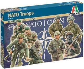 Italeri - figurky vojáci NATO, 1980s, Model Kit 6191, 1/72