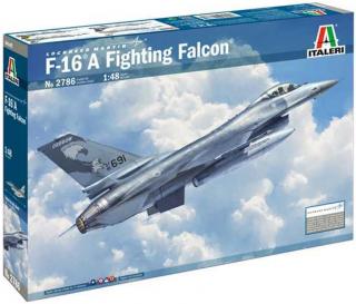 Italeri - General Dynamics F-16A Fighting Falcon, Model Kit letadlo 2786, 1/48