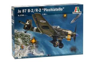 Italeri - Junkers Ju-87 B-2/R-2 Stuka,  PICCHIATELLO , Model Kit letadlo 2769, 1/48