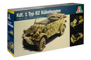 Italeri - KdF 82 Kübelwagen, Model Kit 7405, 1/9