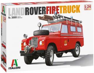 Italeri - Land Rover Defender, hasiči, Model Kit 3660, 1/24