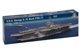 Italeri - letadlová loď USS George H. W. Bush (CVN-77), US NAVY, 2009, Model Kit 5534, 1/720