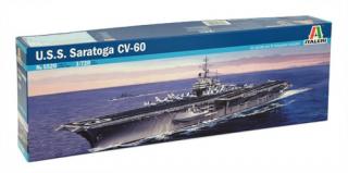 Italeri - letadlová loď USS Saratoga (CV-60), US NAVY, 1956–1994, Model Kit 5520, 1/720