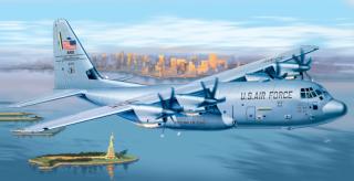 Italeri - Lockheed C-130 J Hercules, Model Kit PRM edice 1255, 1/72