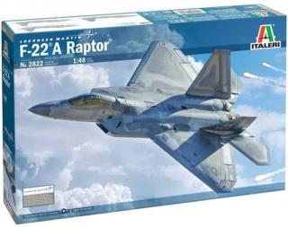 Italeri - Lockheed Martin F-22A Raptor, Model Kit letadlo 2822, 1/48