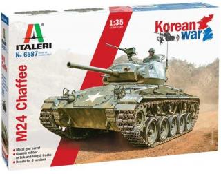 Italeri - M24  Chaffee , Korejská válka, Model Kit tank 6587, 1/35