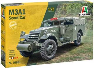 Italeri - M3A1 Scout Car, Model Kit military 7063, 1/72