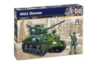 Italeri - M4A1 Sherman, Model Kit 0225, 1/35