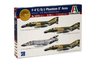 Italeri - McDonnell Douglas F-4 C/D/J Phantom II,US NAVY, Vietnam, Model Kit 1373, 1/72