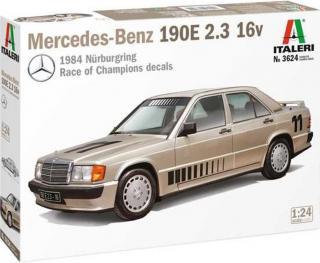 Italeri - Mercedes Benz 190E, Model Kit auto 3624, 1/24
