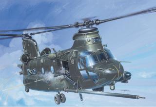 Italeri - MH-47 E SOA CHINOOK TM, Model Kit vrtulník 1218, 1/72