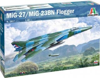 Italeri - MiG-27 Flogger D, Model Kit letadlo 2817, 1/48