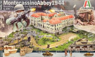 Italeri - Monte cassino 1944:  Gustav , Model Kit diorama 6198, 1/72