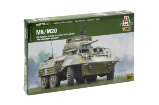 Italeri - obrněné vozidlo M8 Greyhound / M20, Wargames 15759, 1/56