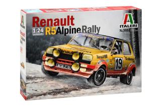 Italeri - Renault R5 Alpine Rally, Model Kit 3652, 1/24