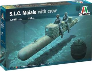 Italeri - S.L.C. MAIALE, Model Kit torpédo 5621, 1/35