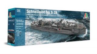 Italeri - Schnellboot S-38 s flakem Bofors, Model Kit 5620, 1/35