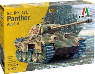 Italeri - Sd.Kfz. 171 Panther Ausf A, Model Kit tank 0270, 1/35