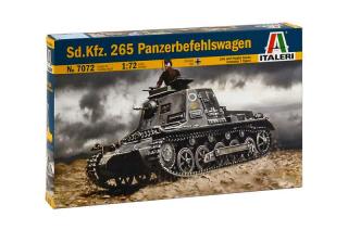 Italeri - Sd.Kfz. 265 Panzerbefehlswagen, Model Kit military 7072, 1/72