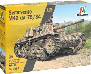 Italeri - Semovente M42 da 75/34, Model Kit tank 6584, 1/35