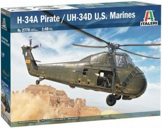 Italeri - Sikorsky H-34A Pirate / Sikorsky UH-34D, U.S. Marines, Model Kit 2776, 1/48