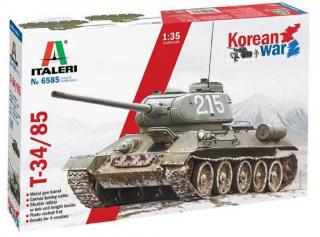 Italeri - T-34/85 Korean War, Model Kit 6585, 1/35