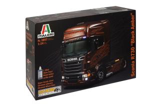 Italeri - tahač Scania R Black Amber, Model Kit 3897, 1/24