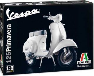 Italeri - Vespa PRIMAVERA 125, Model Kit 4633, 1/9