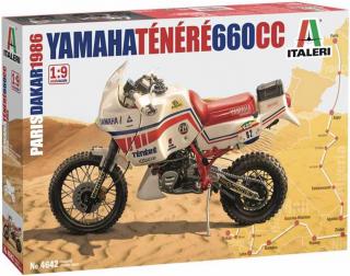 Italeri - Yamaha Tenere 660 cc Paris Dakar 1986, Model Kit 4642, 1/9