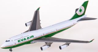 JC Wings - Boeing B747-45E, EVA Air 2000s, s přívěškem, Taiwan, 1/400