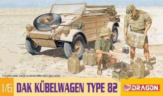 Model Kit military 75021 - DAK Kübelwagen Type 82 (1:6)