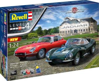 Revell -  100 Years Jaguar , Gift-Set auta 05667, 1/24