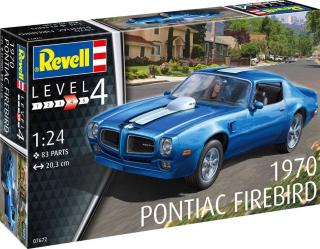 Revell - 1970 Pontiac Firebird, plastic ModelKit 07672, 1/25