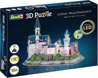 Revell 3D Puzzle - Schloss Neuschwanstein (LED Edition), 00151