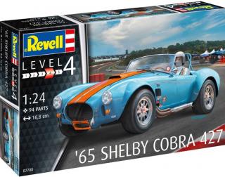 Revell - 65 Shelby Cobra 427, ModelSet auto 67708, 1/24