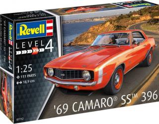 Revell - 69 Camaro SS, Plastic ModelKit auto 07712, 1/25
