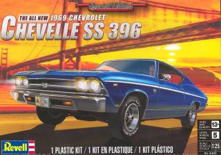Revell - '69 Chevelle® SS™ 396, Plastic ModelKit MONOGRAM 4492, 1/25