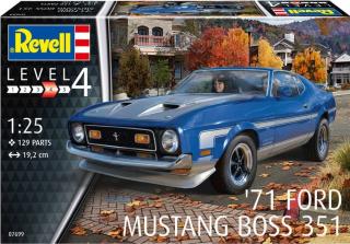 Revell - 71 Mustang Boss 351, ModelSet auto 67699, 1/25
