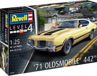 Revell - 71 Oldsmobile 442 Coupé, Plastic ModelKit auto 07695, 1/25