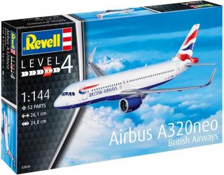 Revell - Airbus A320 neo British Airways, Plastic ModelKit 03840, 1/144