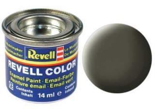 Revell - Barva emailová 14ml - č. 46 matná olivová NATO (nato olive mat), 32146