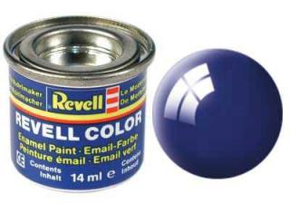 Revell - Barva emailová 14ml - č. 51 lesklá ultramarínová modrá (ultramarine-blue gloss), 32151