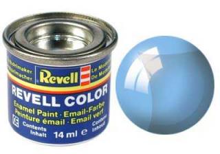 Revell - Barva emailová 14ml - č. 752 transparentní modrá (blue clear), 32752