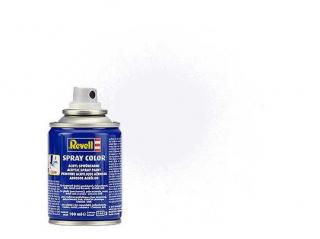 Revell - Barva ve spreji 100 ml - matná bílá (white mat), 34105