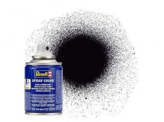 Revell - Barva ve spreji 100 ml - matná černá (black mat), 34108