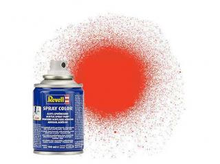 Revell - Barva ve spreji 100 ml - matná světle oranžová (luminous orange mat), 34125