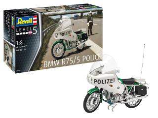Revell - BMW R75/5 Polizei, Plastic ModelKit 07940, 1/8